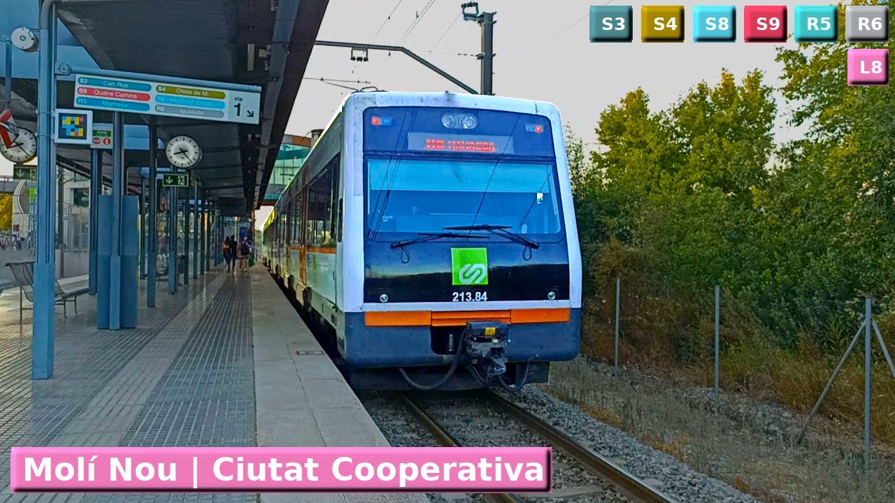 Molí Nou | Ciutat Cooperativa L8 - S3 - S4 - S8 - S9 - R5 - R6 : Метро ФСК Барселона ( UT 213 )