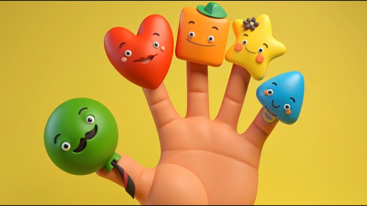 Finger Family (Shapes Version) | Nursery Rhymes & Kids Songs | Little Bee