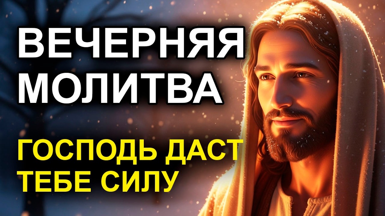 ВЕЧЕРНЯЯ МОЛИТВА Для тех, кто прячет свою усталость за улыбкой  Исцеляющее присутствие Отца