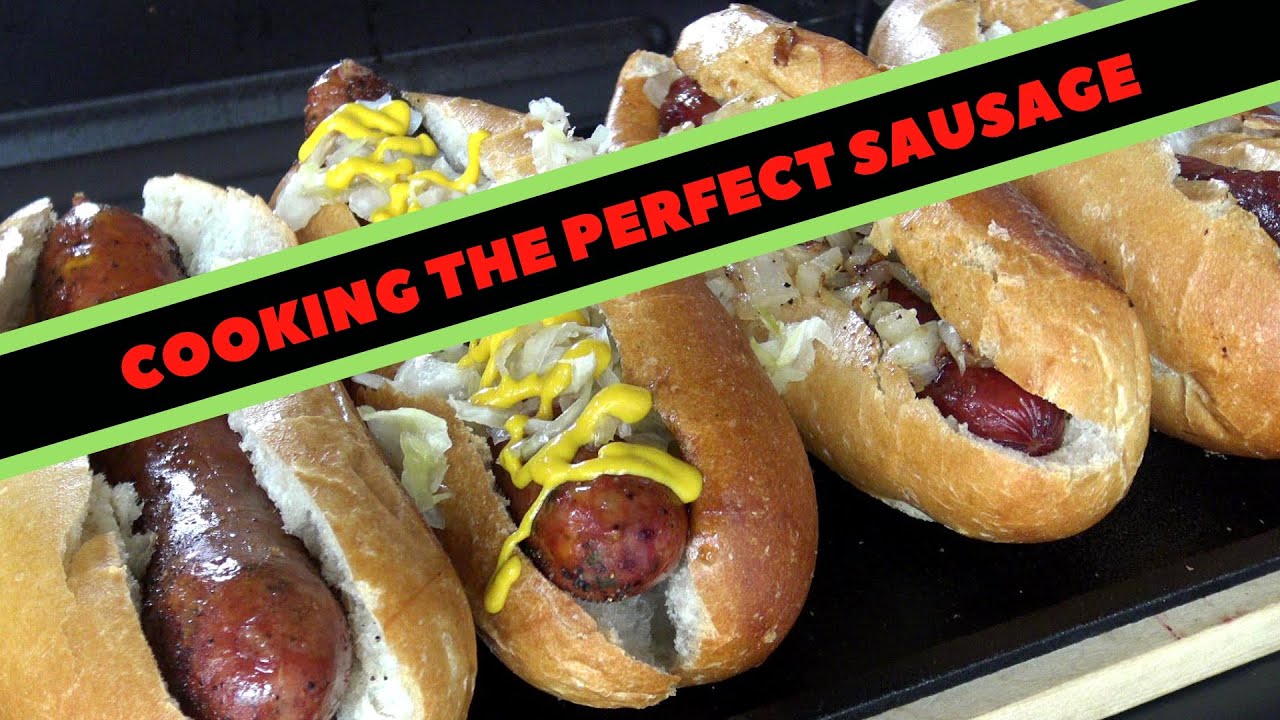 Cooking Sausages On The Blackstone Griddle
