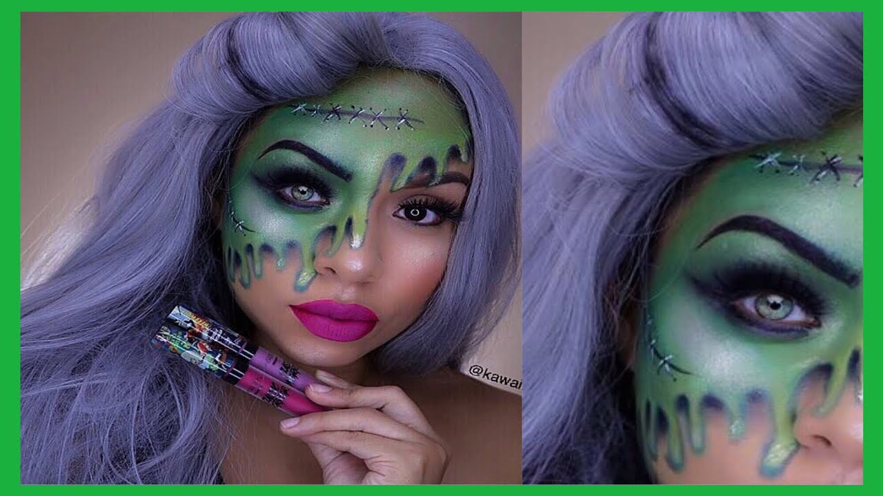 FRANKISTEINS LADY   MAQUILLAJE DE HALLOWEEN
