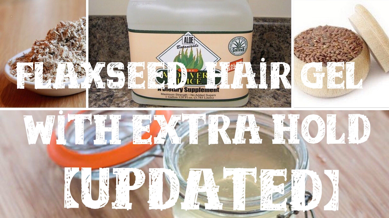 Flaxseed Hair Gel With Extra Hold (updated)
