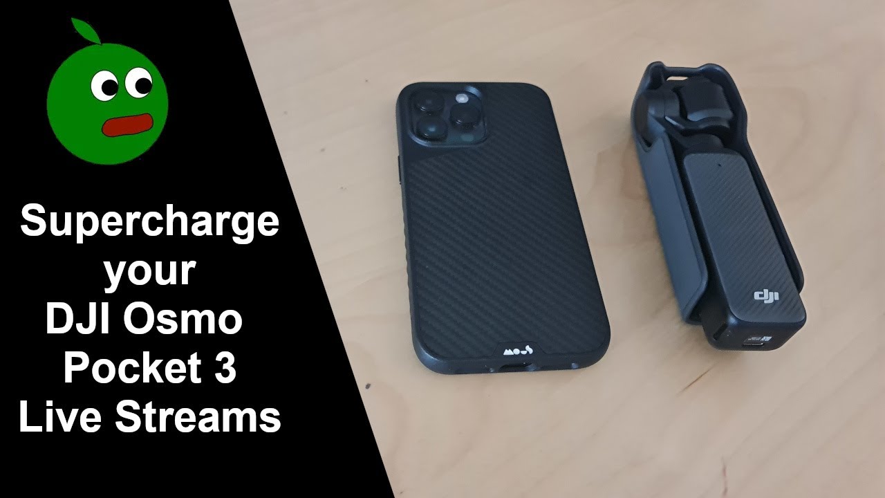 Ускоряйте прямые трансляции с DJI Osmo Pocket 3 — обучающее видео от Moblin
