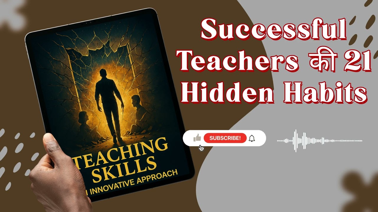 🏆 Successful Teachers की 21 Hidden Habits ✏️| in Hindi  | Kitab ki baat