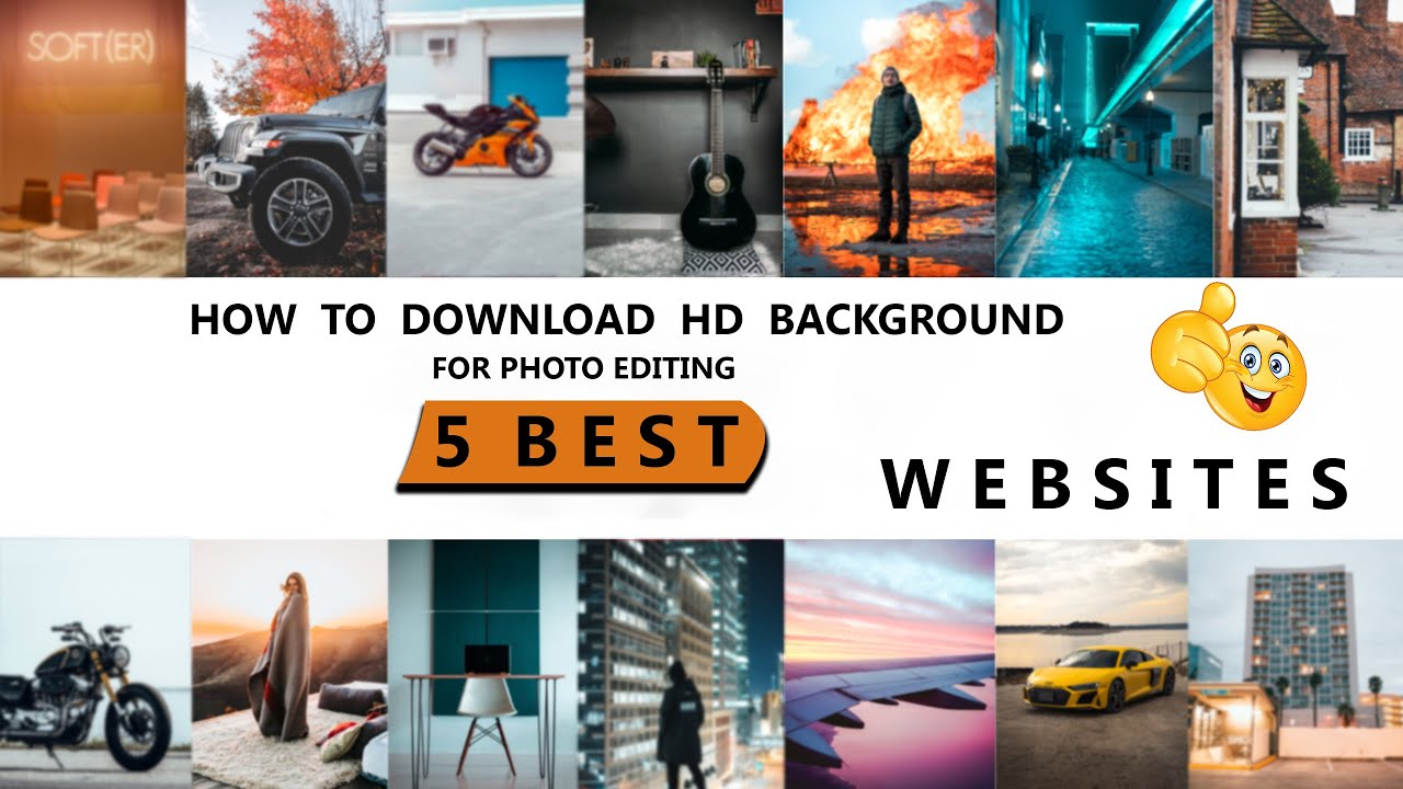 How to Download Free HD Backgrounds for Editing || free background download website