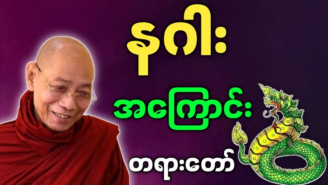 ပါချုပ်ဆရာတော်ဘုရားကြီး တရားတော်များ နဂါး အကြောင်း တရားတော်