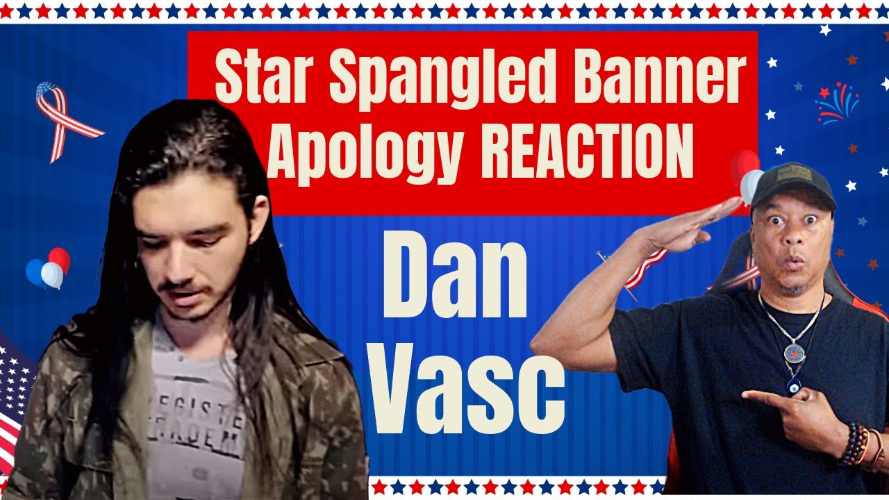 Dan Vasc Apology for Phenomenal Star Spangled banner performance, Why ?