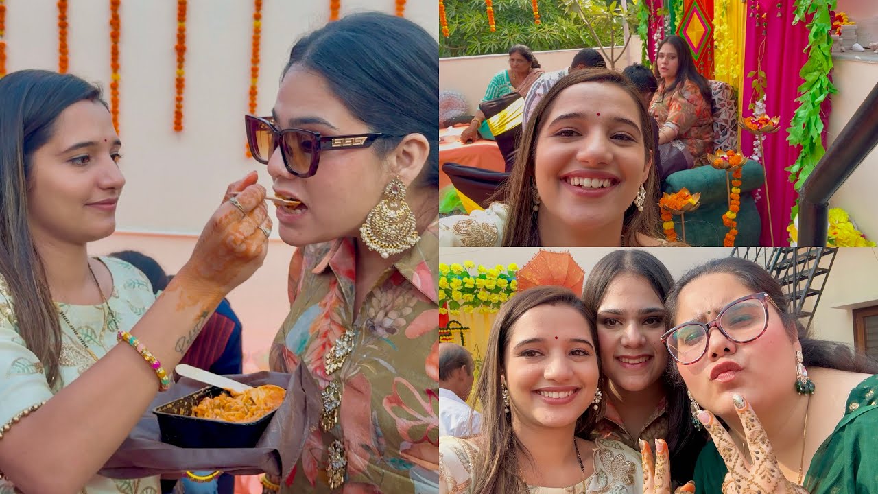 Divyani ka Mehendi Function🥰😍 #divyaniweddingvlog