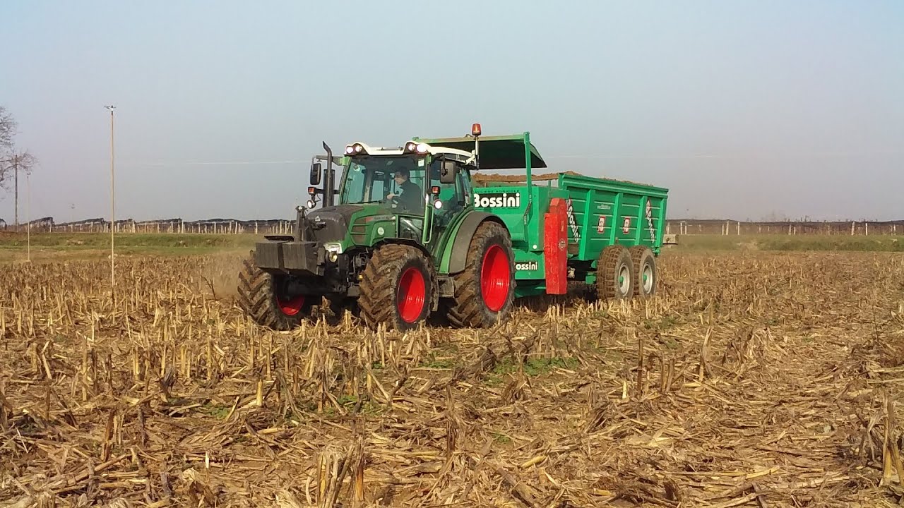 Spargimento Pollina 2015 - Az. Agr. Sartori - Fendt 211 Vario TMS + Bossini + Merlo