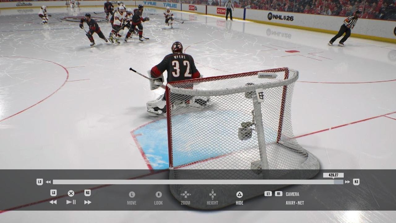 NHL 26 Goal Flip in Neutral Zone