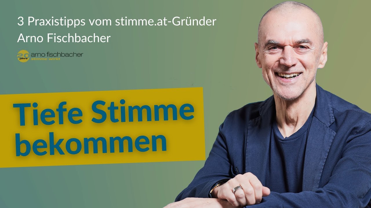 Wie bekommt man eine tiefe Stimme - 3 Praxistipps