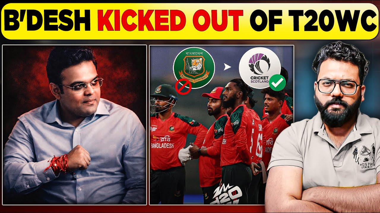 Bangladesh Replaced by Scotland | Bangladesh Kicked Out of T20 World Cup 2026 | ICC Draws the Line