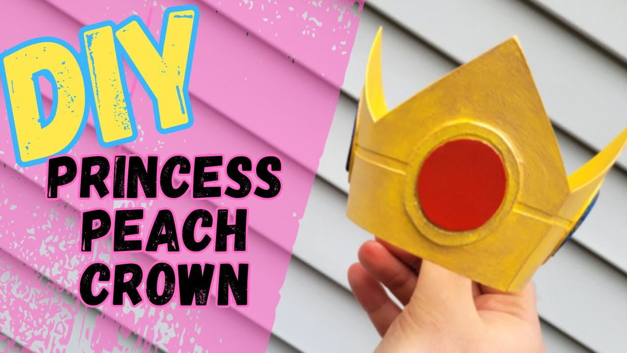 Princess Peach Crown (Classic) | Cardboard DIY