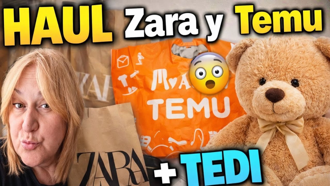HAUL ZARA Y TEMU + TEDI