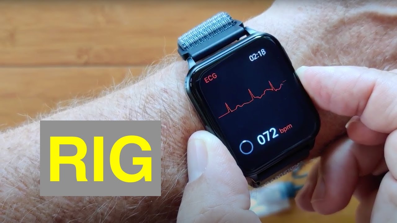 BEARSCOME RIG Apple Watch Shaped IP68 Live ECG+HR/BP/HRV/SpO2 Smartwatch: Unboxing and 1st Look