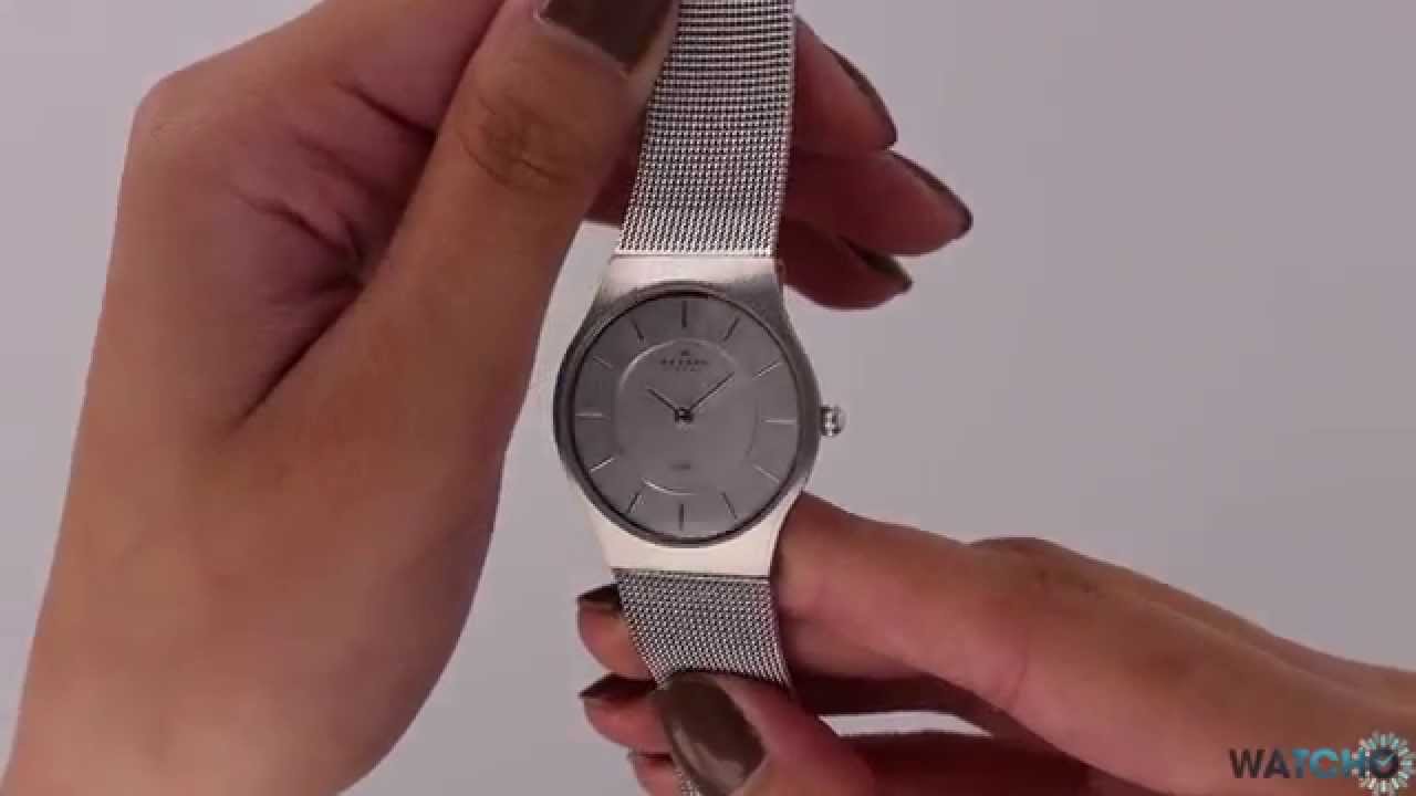 WatchO.co.uk - Skagen Ladies Classic Mesh Bracelet Ultra Slim Watch 233SSS | Unboxing & Close Look