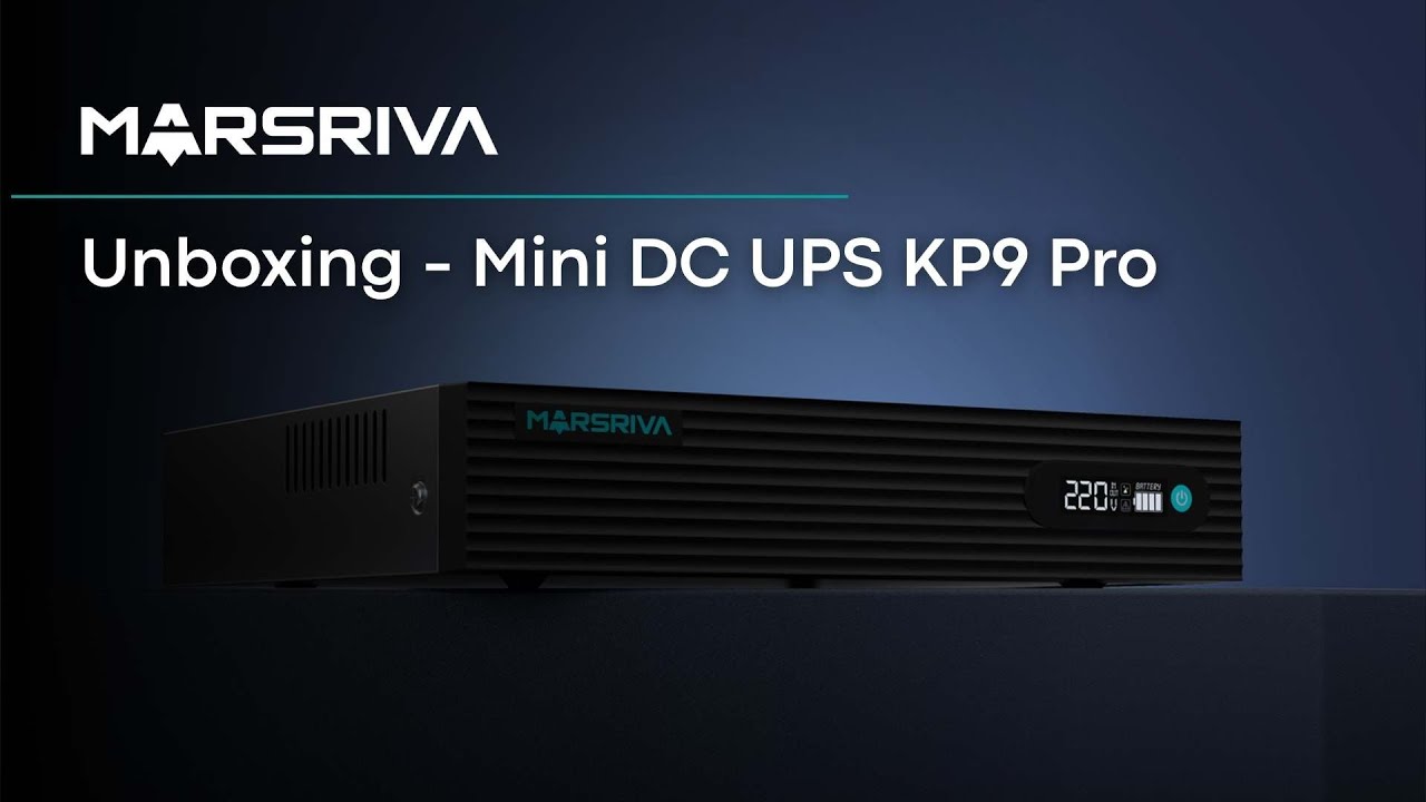 Unboxing - Mini DC UPS KP9 Pro