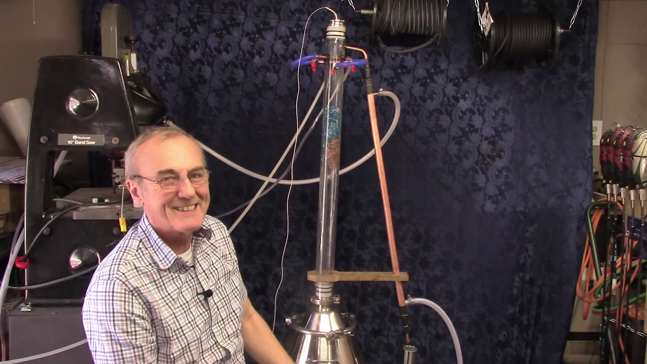2 INCH GLASS REFLUX COLUMN FIRST TIME RUN PART 2