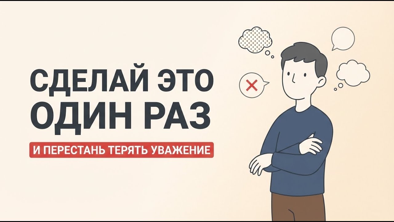 ПОЧЕМУ ТЕБЯ НЕ УВАЖАЮТ — И ЭТО НЕ ТВОЯ ВИНА