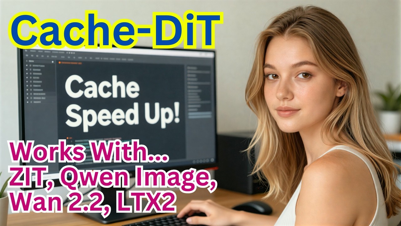 Cache-DiT в ComfyUI — невероятно быстрая генерация видео и изображений с помощью ИИ!