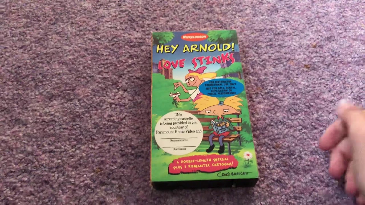 Hey Arnold Love Stinks Demo Tape VHS Unboxing