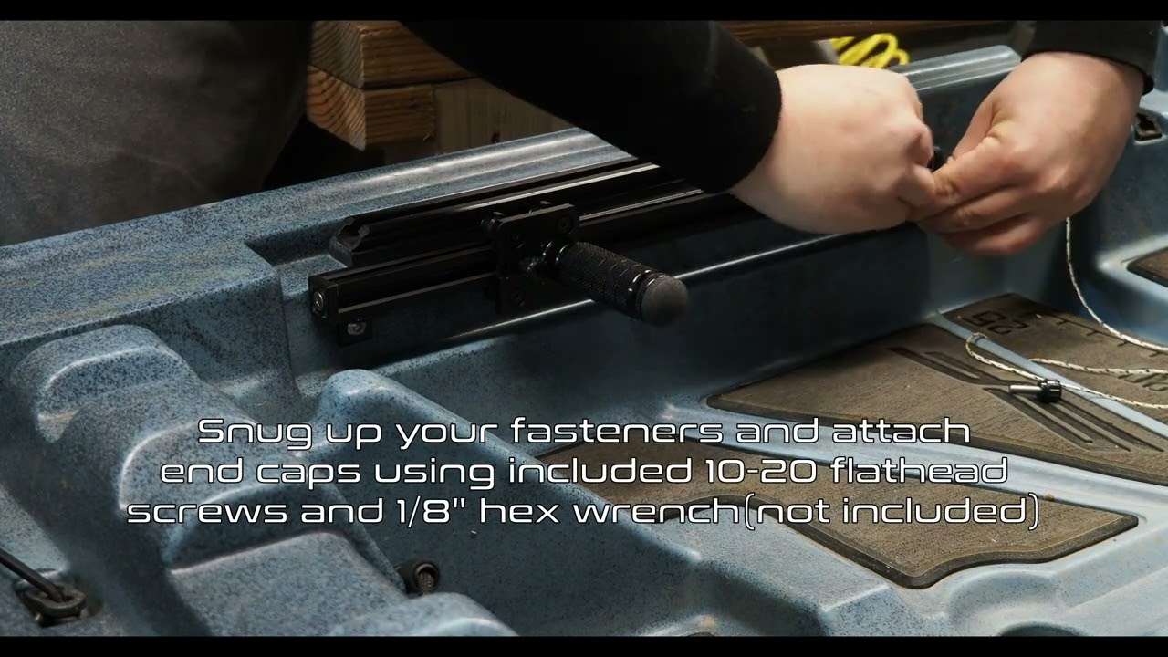 SourceSteer Kayak Foot Steering Standard Installation