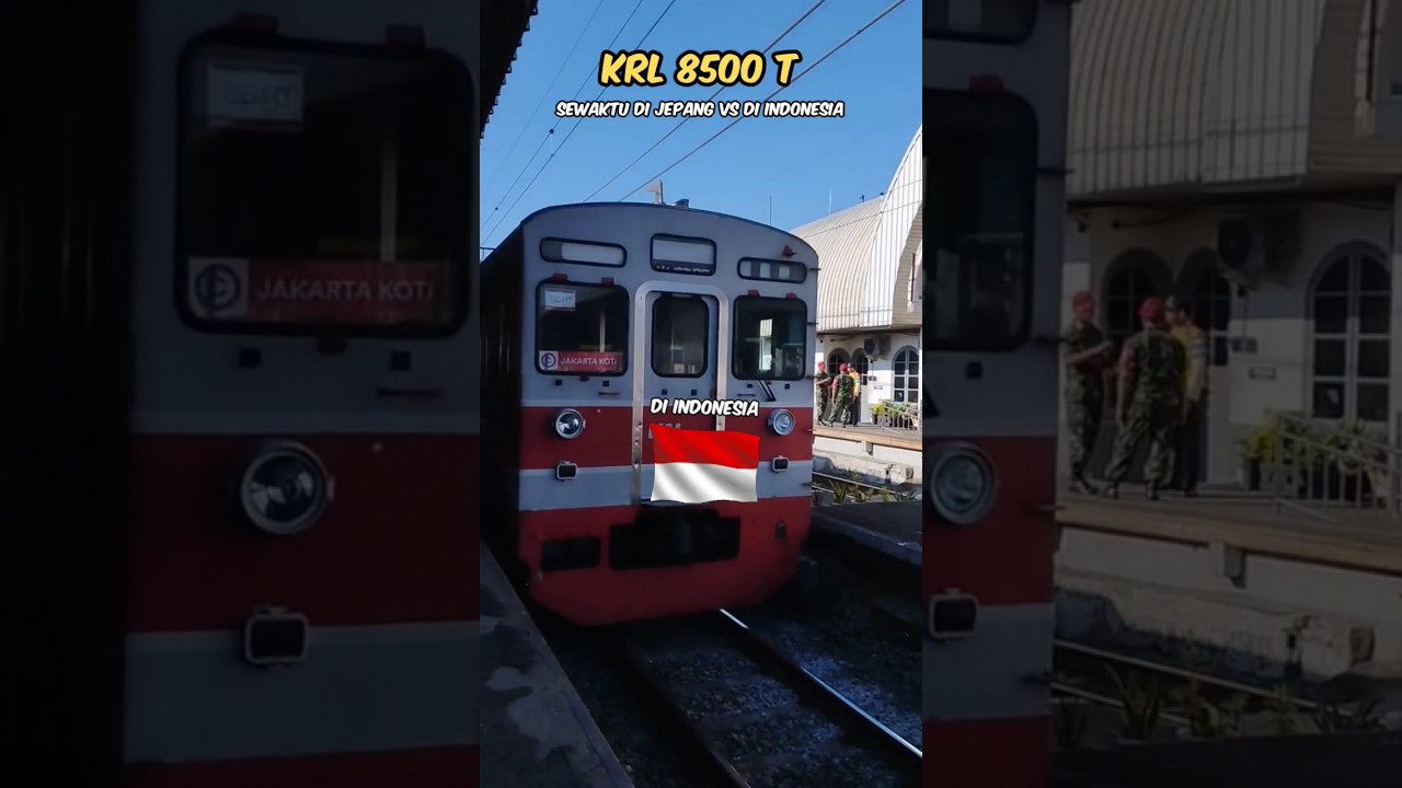 KRL Seri 8500 T Jepang vs Indonesia 🔥#krlcommuterline #krlmania #commuterline