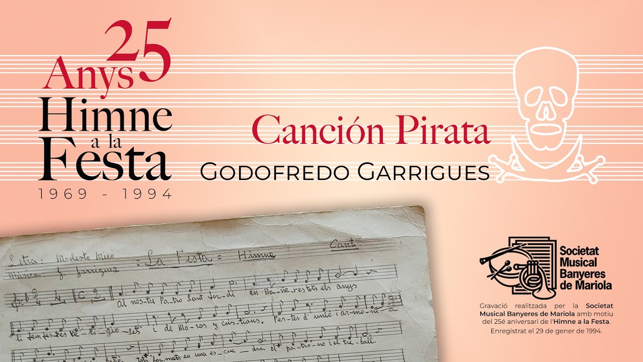 Canción Pirata, pasdoble de Godofredo Garrigues | Societat Musical Banyeres de Mariola