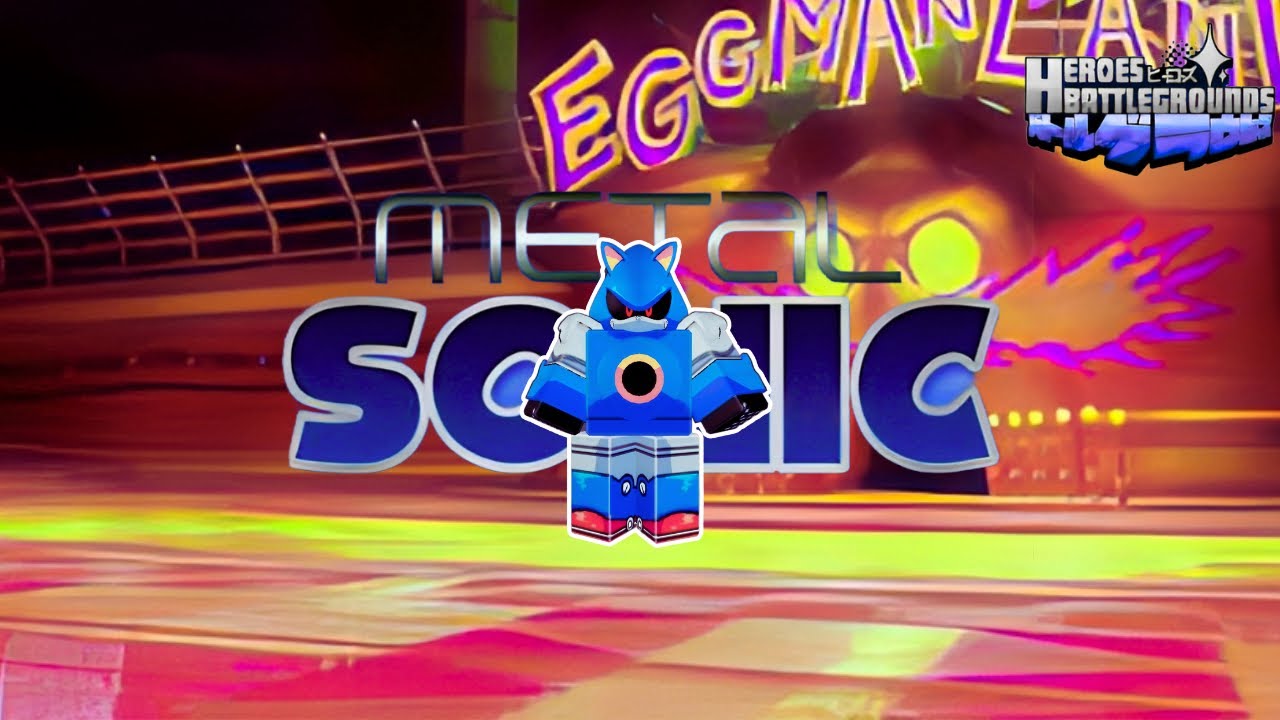 Using metal Sonic’s moveset in heroes battlegrounds