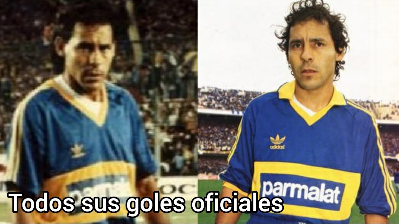 Todos los goles oficiales de Roberto Cabañas en Boca