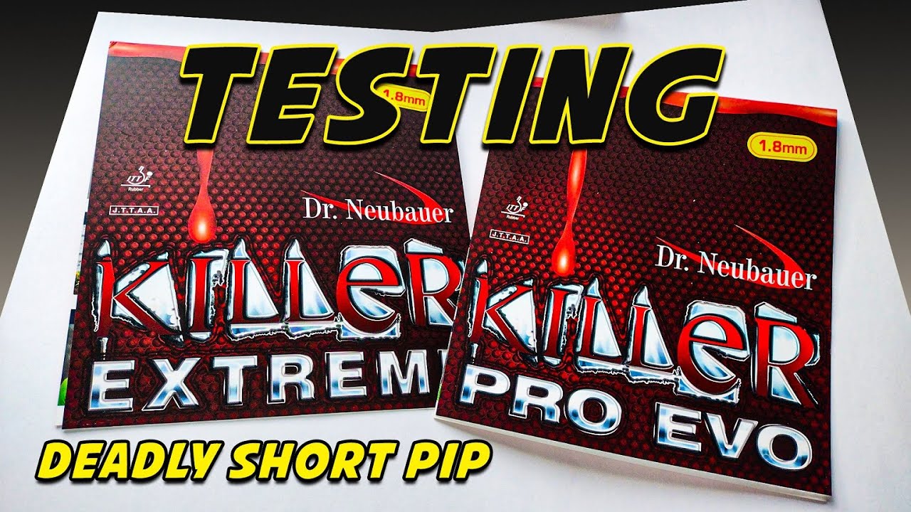 Dr Neubauer Killer Pro Evo & Extreme [🏓💣]   Table Tennis Short Pips
