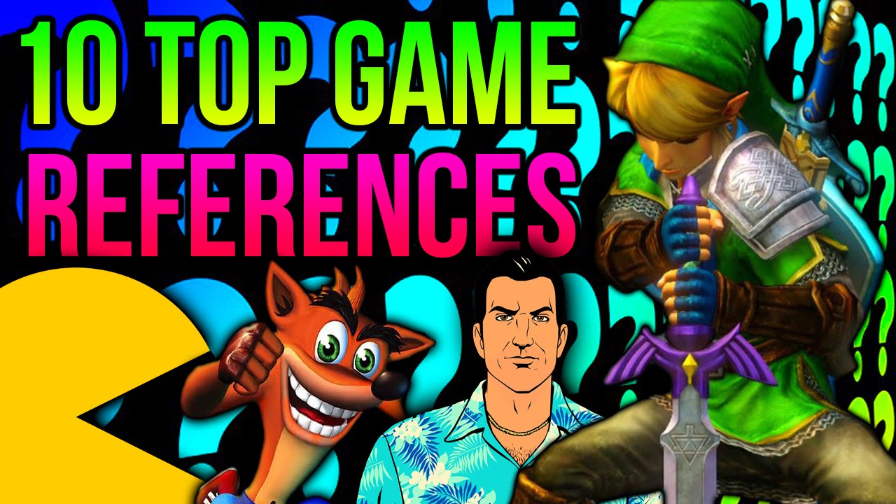 10 Top Video Game References in Video Games!