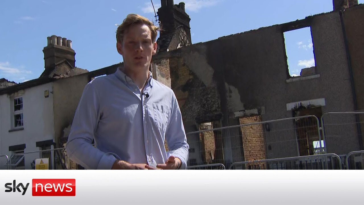 Wennington fire: 'It's like a warzone' - says Sky Correspondent