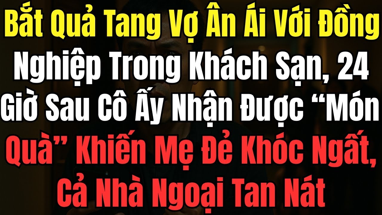 Bắt Quả Tang Vợ Ân Ái Với Đồng Nghiệp Trong Khách Sạn, 24 Giờ Sau Cô Ấy Nhận Được “Món Quà” Khiến