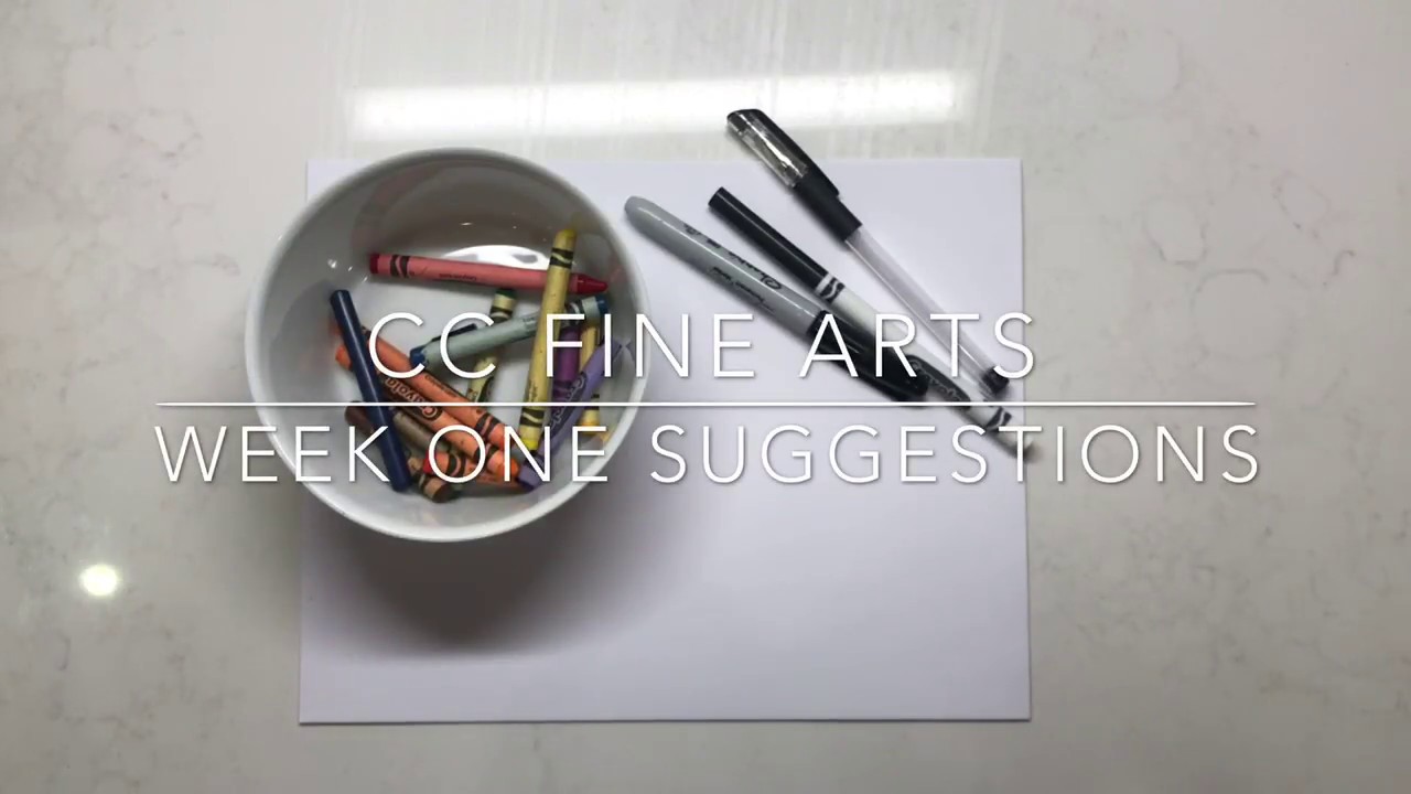 CC Fine Arts: Week 1: oiLs