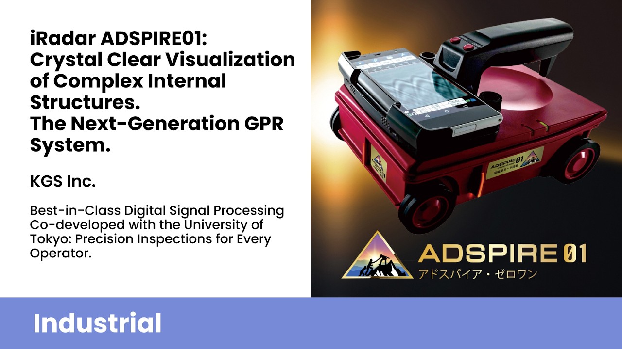 iRadar ADSPIRE01: Crystal Clear Visualization of Complex Internal Structures.