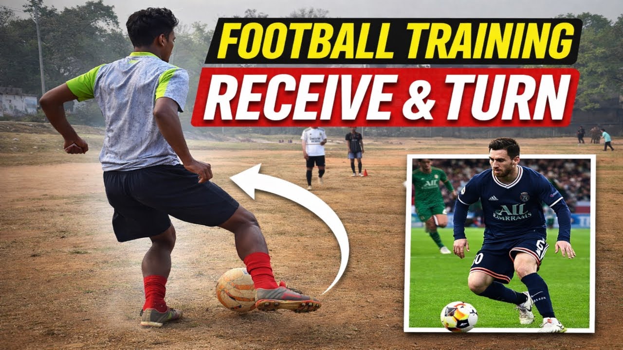 Football Training | Receive & Turn Mastery | Minj Football 