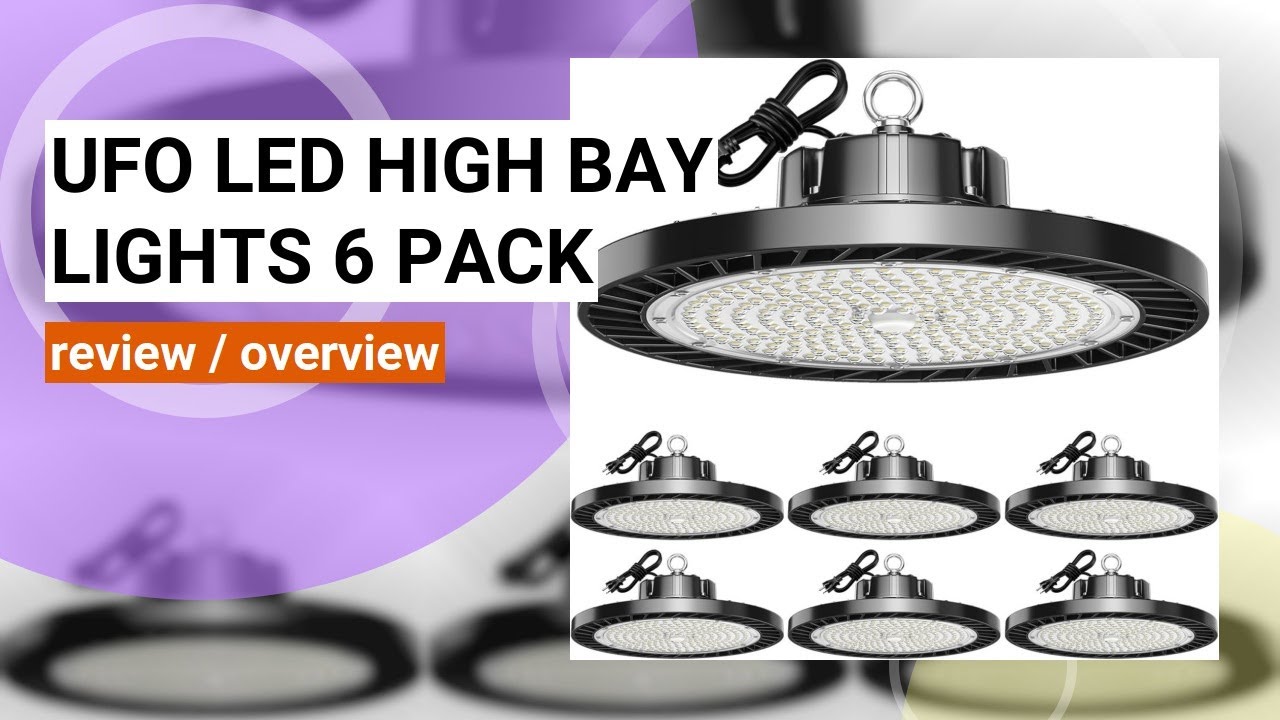 Review of UFO LED High Bay Lights 5000K 200W: Brightness & Durability Tested!