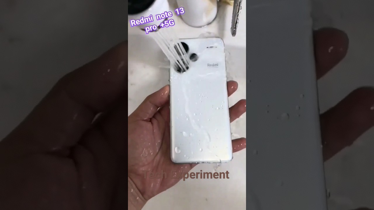 Redmi note 13 pro +5G India -- note 13 pro+ water test #redminote13pro5G