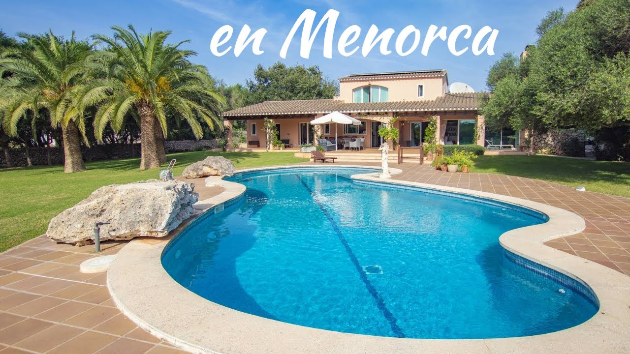 Hermosa casa con ESPECTACULAR JARDIN y PISCINA en MENORCA [Ref.90334]