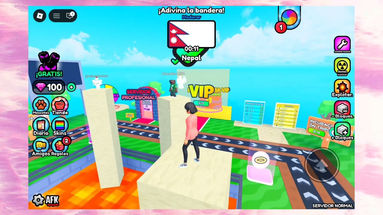 Adivina la bandera del país o muere en Roblox 🌎