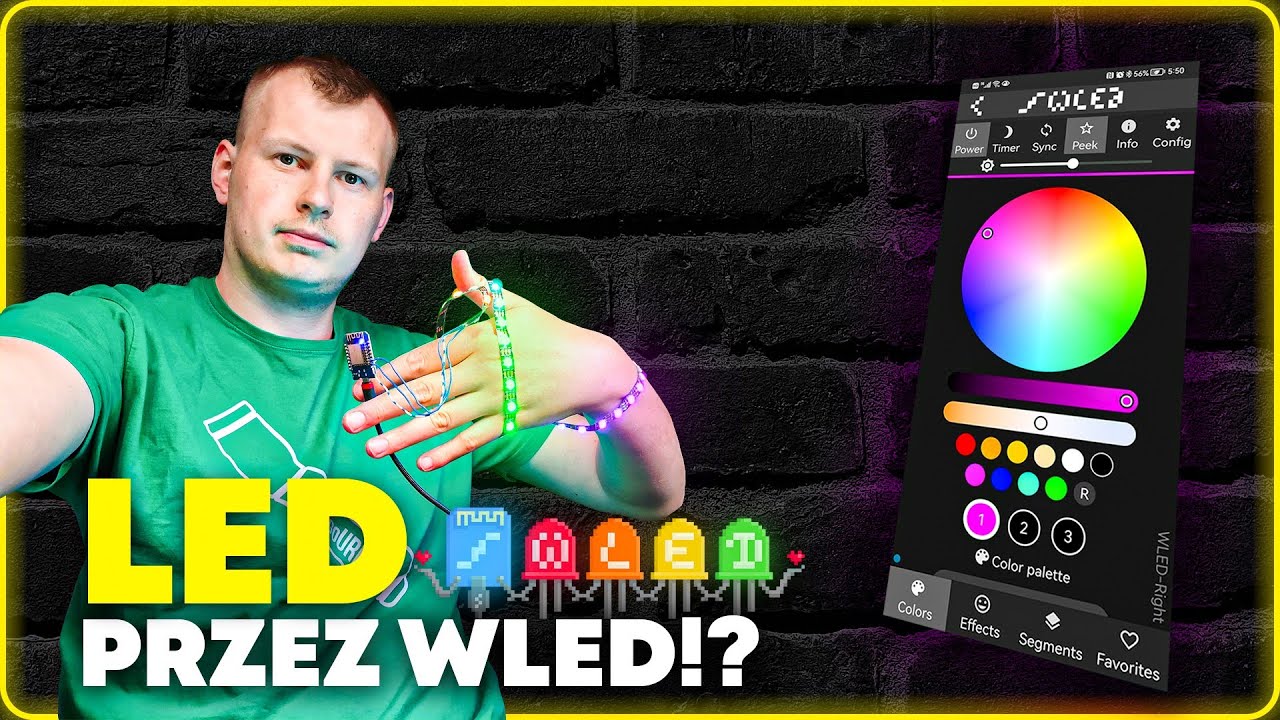 WLED - PROSTE STEROWANIE LEDami PRZEZ WiFi | Projekt Piwnica