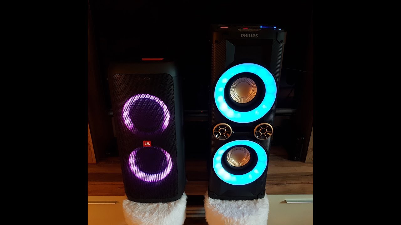 JBL Partybox 300 vs Philips ntx 400 --Sound comparison--
