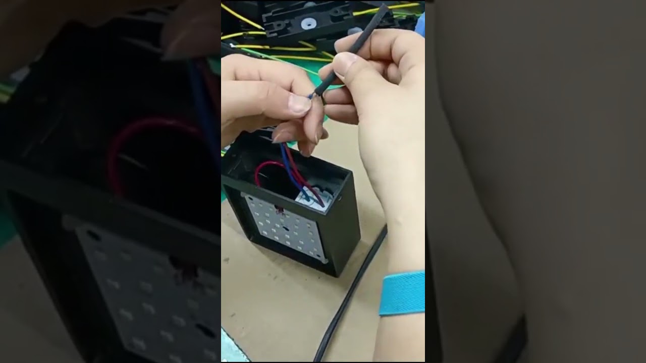 wiring terminal for led wall light production #light