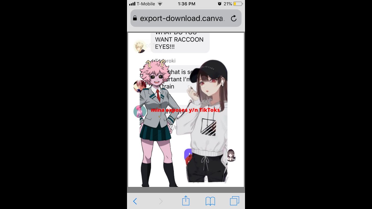 Mina exposes Y/n tiktoks part(1/??)
