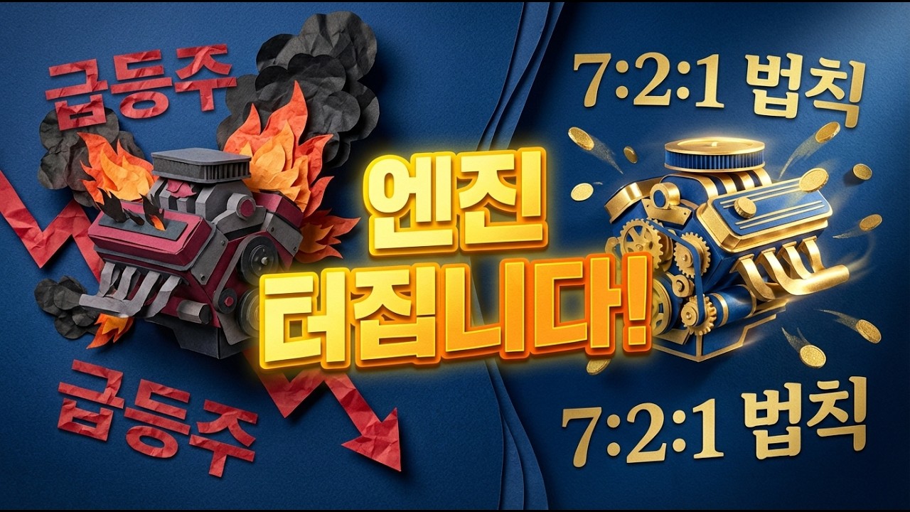 급등주 쫓다간 엔진 터집니다! 진짜 내 돈 만드는 '30% 엔진' 설계도