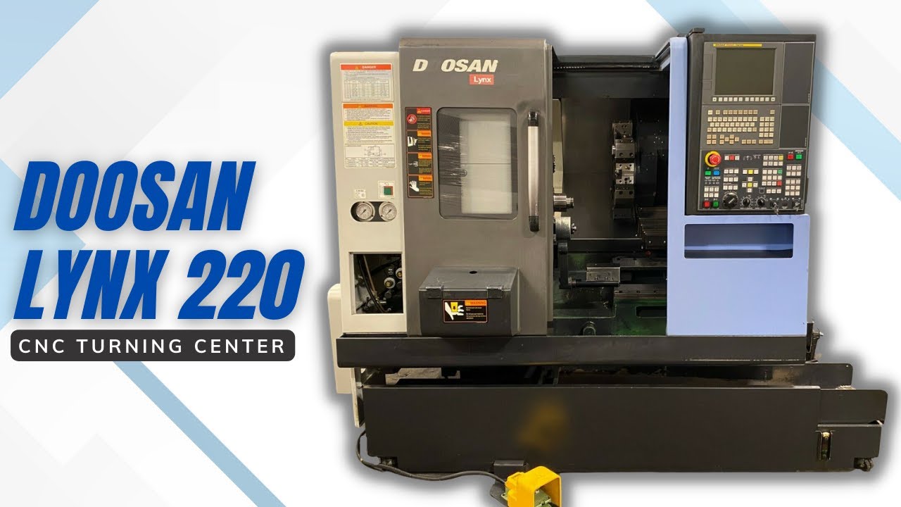 DOOSAN LYNX 220 CNC TURNING CENTER SKU 2175 – MachineStation