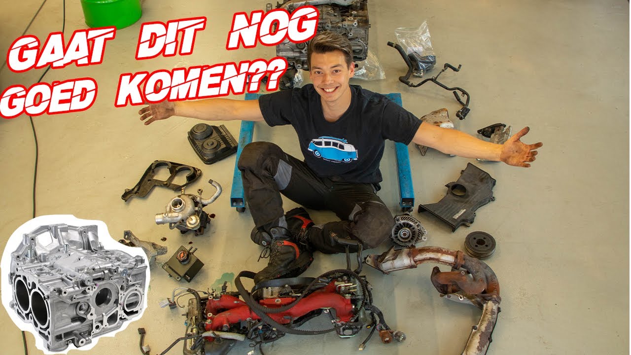 SUBARU STI MOTOR UIT ELKAAR HALEN // gaat dit OOIT nog GOED komen?!