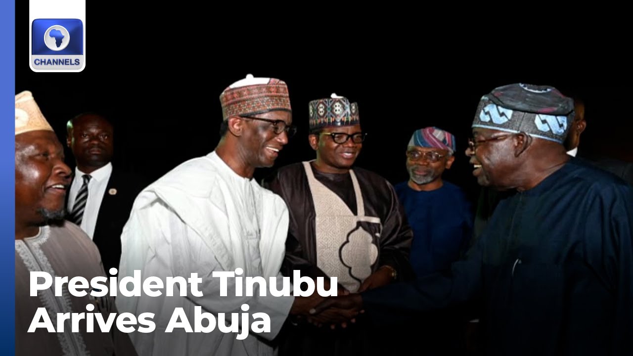 President Tinubu Arrives Abuja From Tanzania