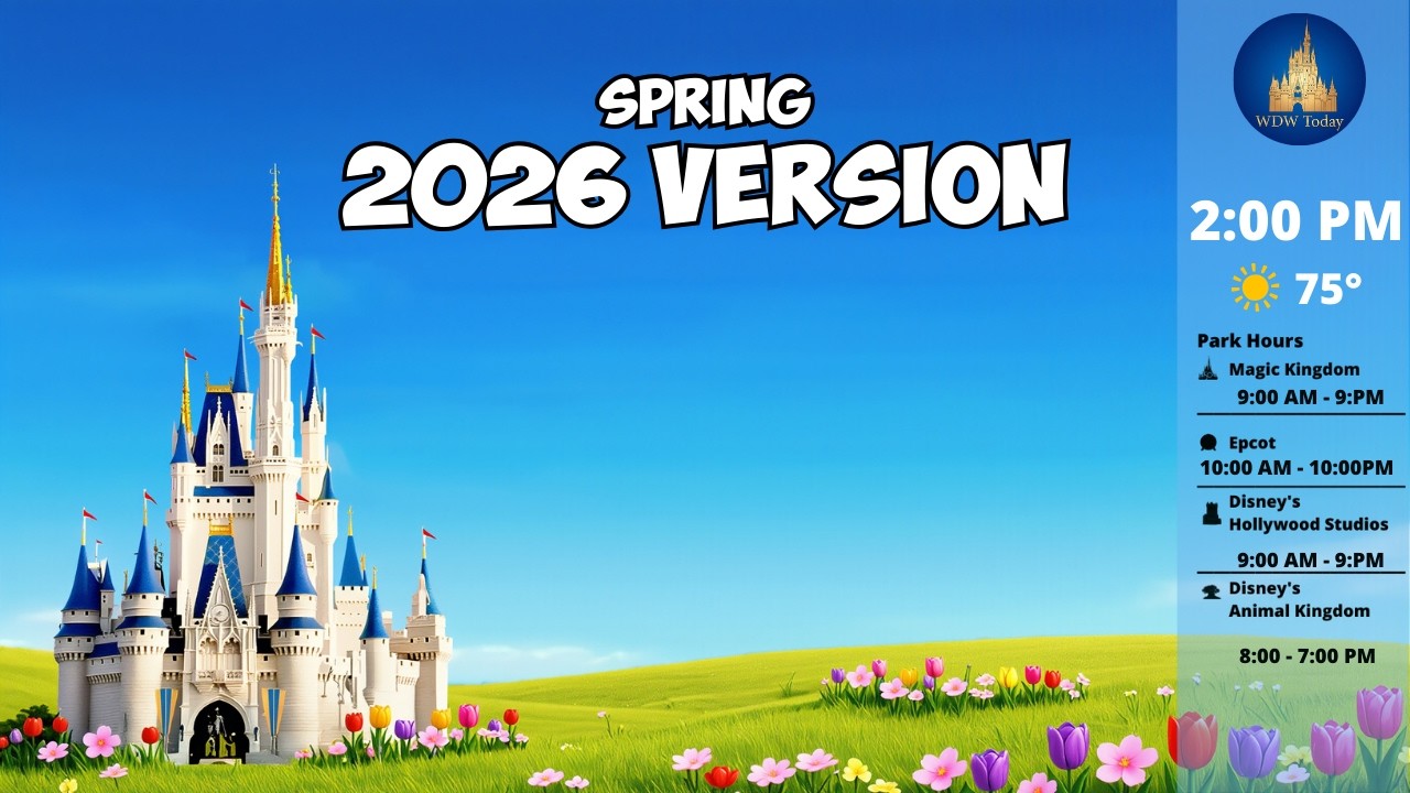 Spring at Walt Disney World 🌸 Relaxing Resort TV Ambience & Music